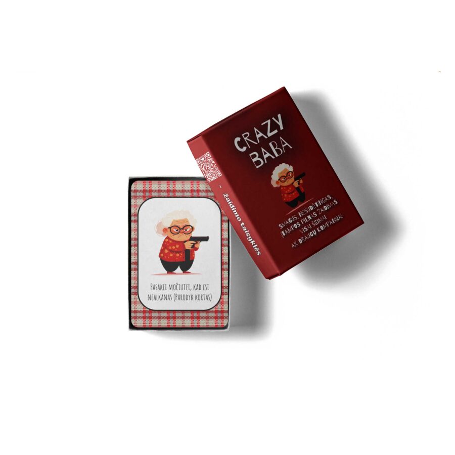 Kortų žaidimas Crazy Baba